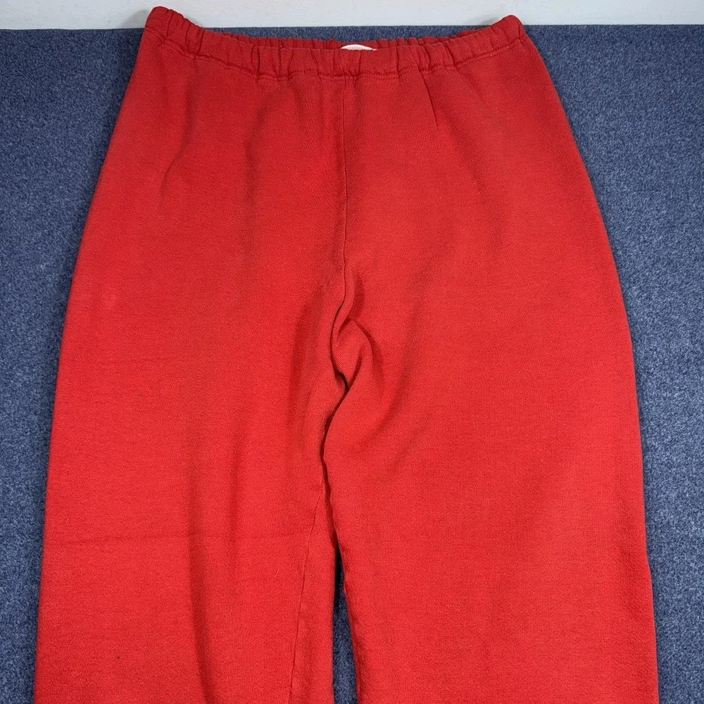 Vintage Russell Athletic Sweatpants Red Fleece Joggers Mens Large Y2K Made USA